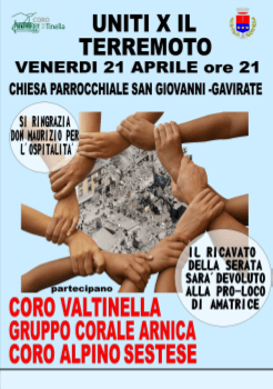 uniti per il terremoto
