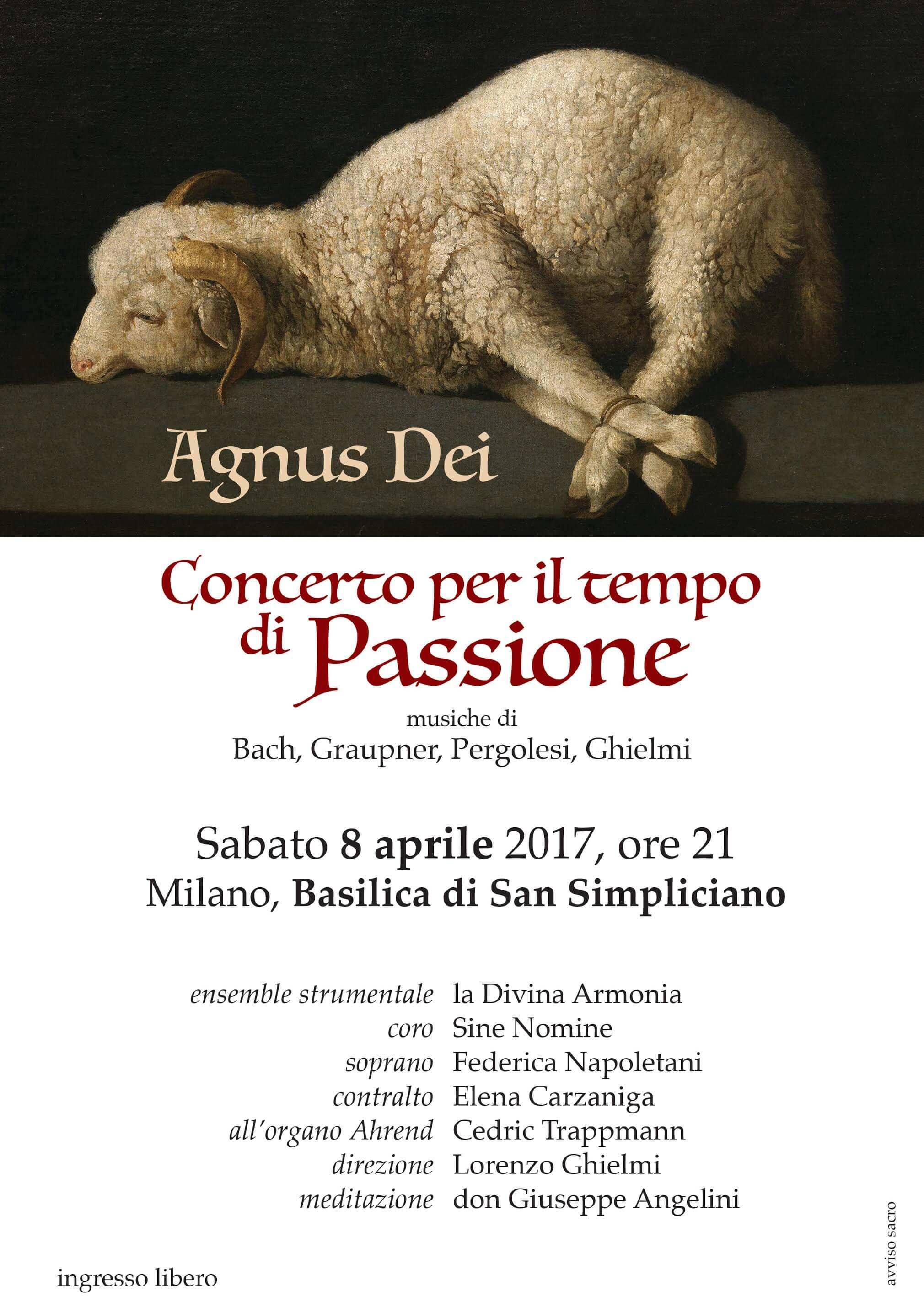 Agnus Dei - Concerto per il tempo di Passione
